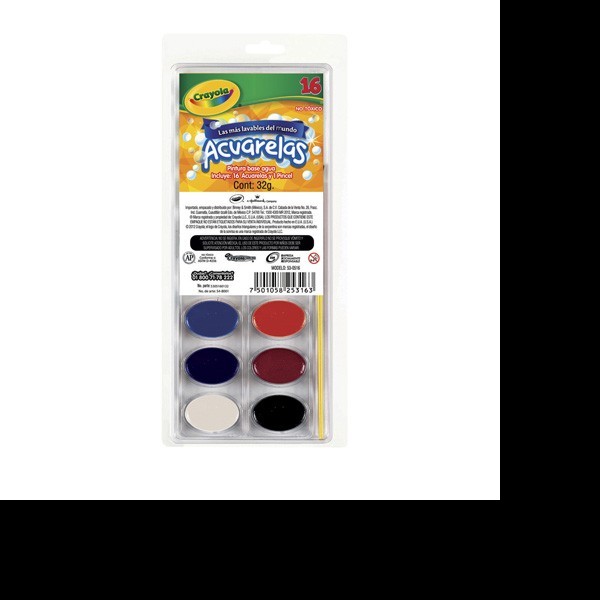 ACUARELA EST.C16 CRAYOLA LAVAB. 530516 C.24